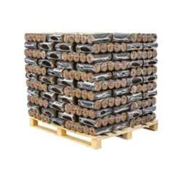 BIOMAC schorsbriketten rond / emberhouder 1000kg pallet